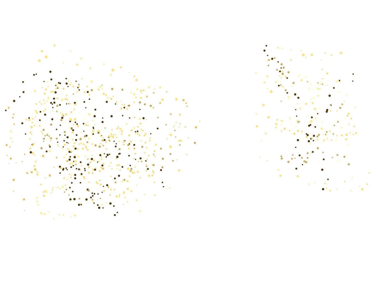 Golden sparkles and dots, gold glitter background, abstract. illustration. vector