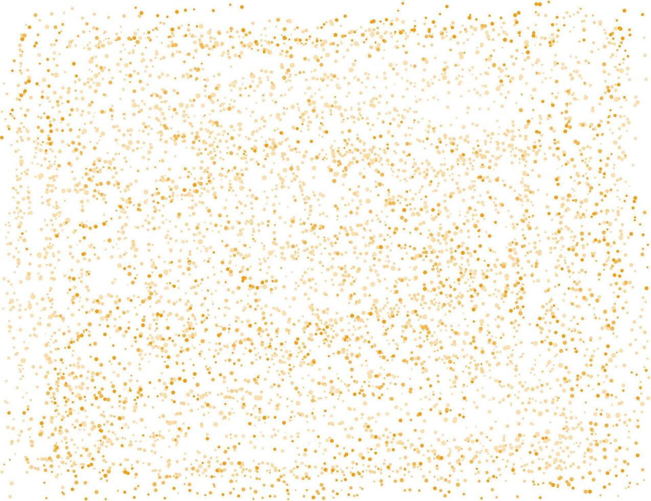 Golden sparkles and dots, gold glitter background, abstract. illustration. vector