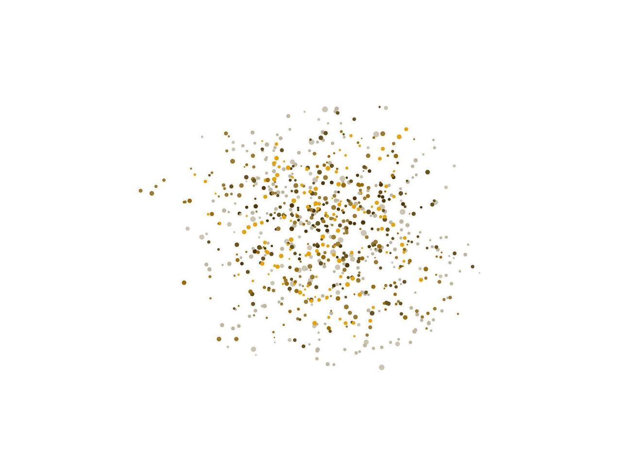 Golden sparkles and dots, gold glitter background, abstract. illustration. vector