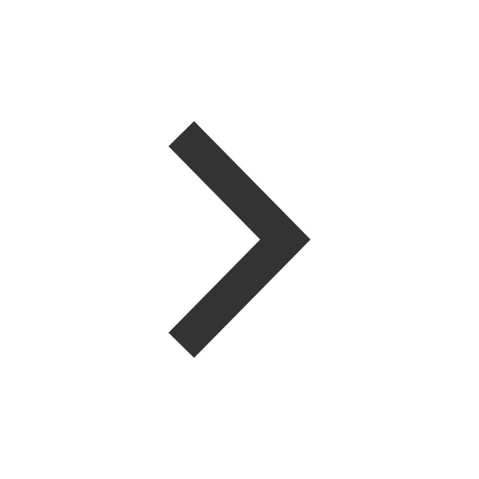 Arrow, forward icon. illustration, flat design. vector