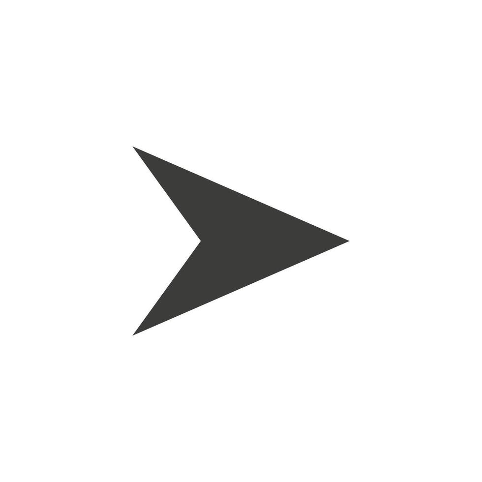 Arrow, forward icon. illustration, flat design. vector