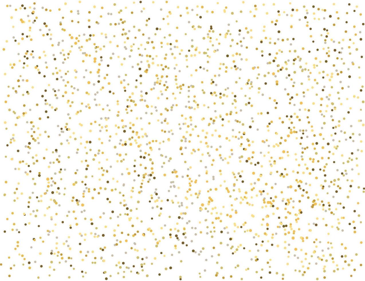 Golden sparkles and dots, gold glitter background, abstract. illustration. vector