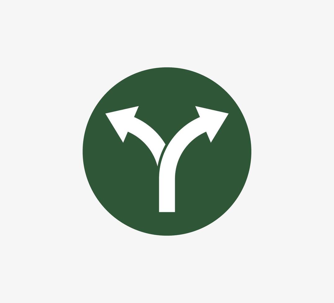 Arrow, two way, direction icon. illustration. Flat design. vector