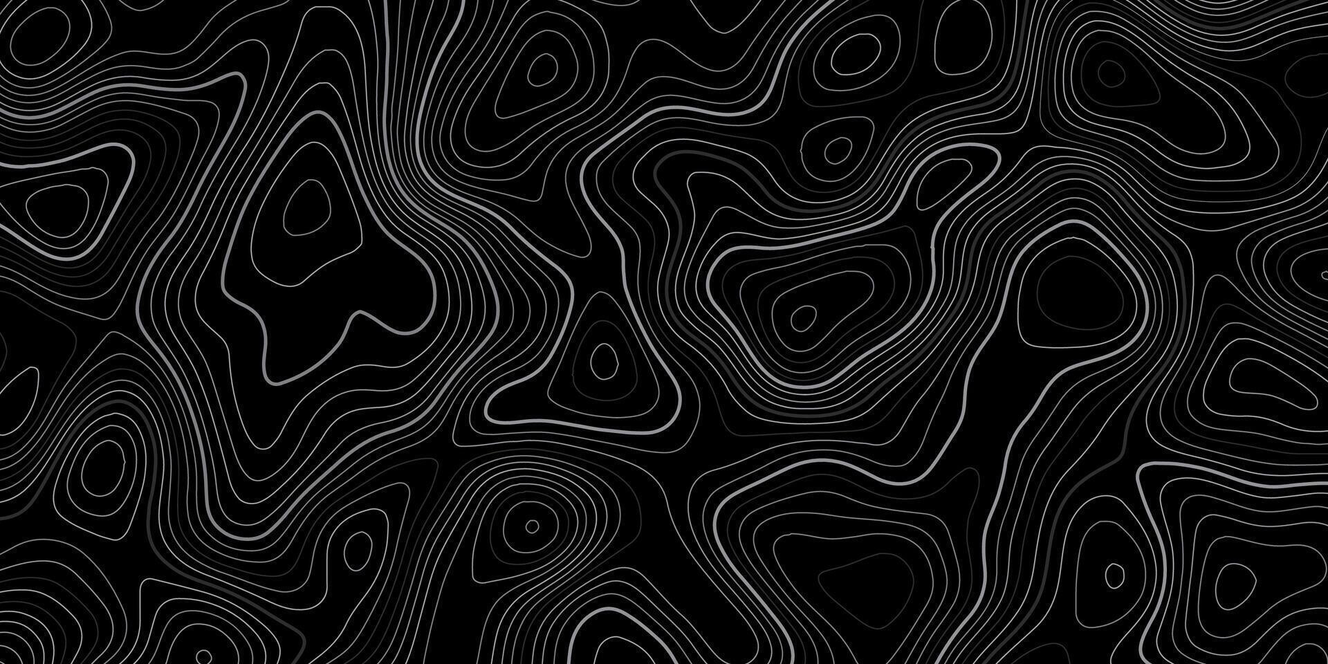 Banner with an abstract topography design vector