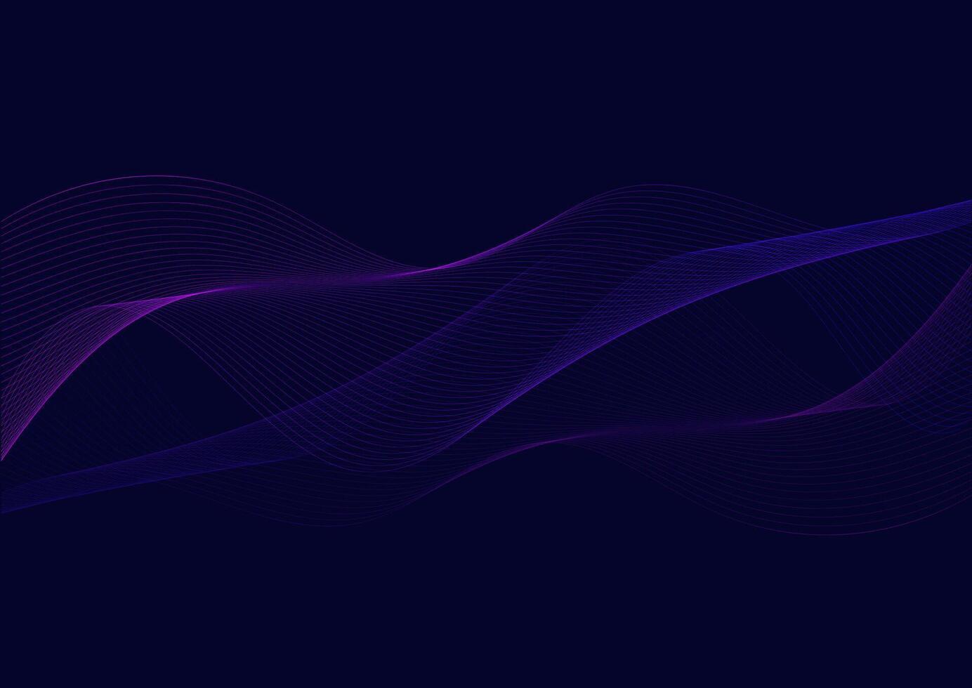 Abstract background with pink and purple flowing lines design vector