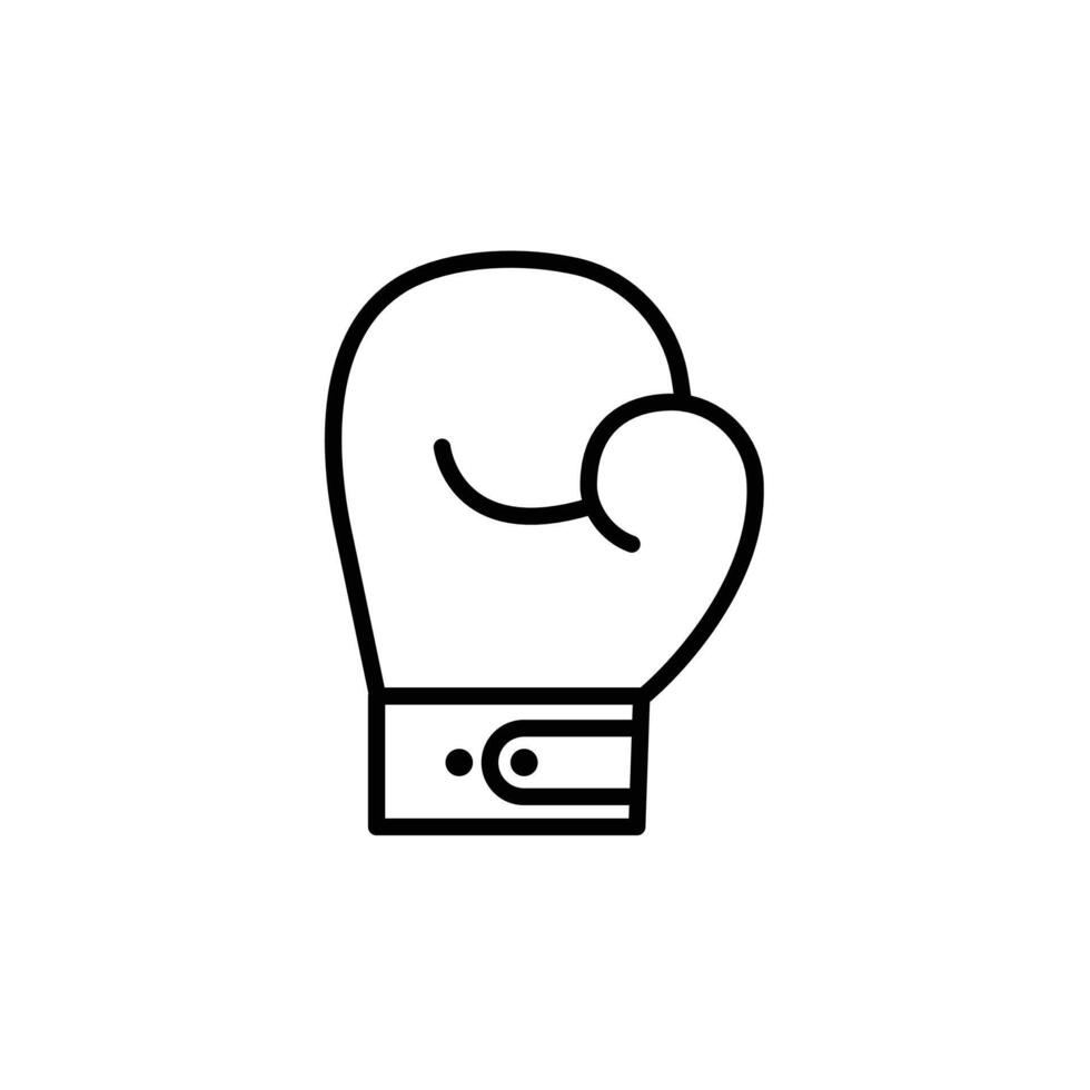 Boxing Glove Icon Set Combat Sport Illustrations for Boxing and Martial Arts vector