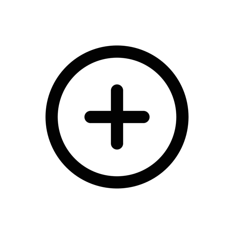 Add Button Icon Perfect for User Interface and Digital Design vector