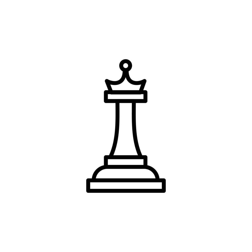 Chess Queen Icon Set Strategy Game Illustrations for Board Game Enthusiasts vector