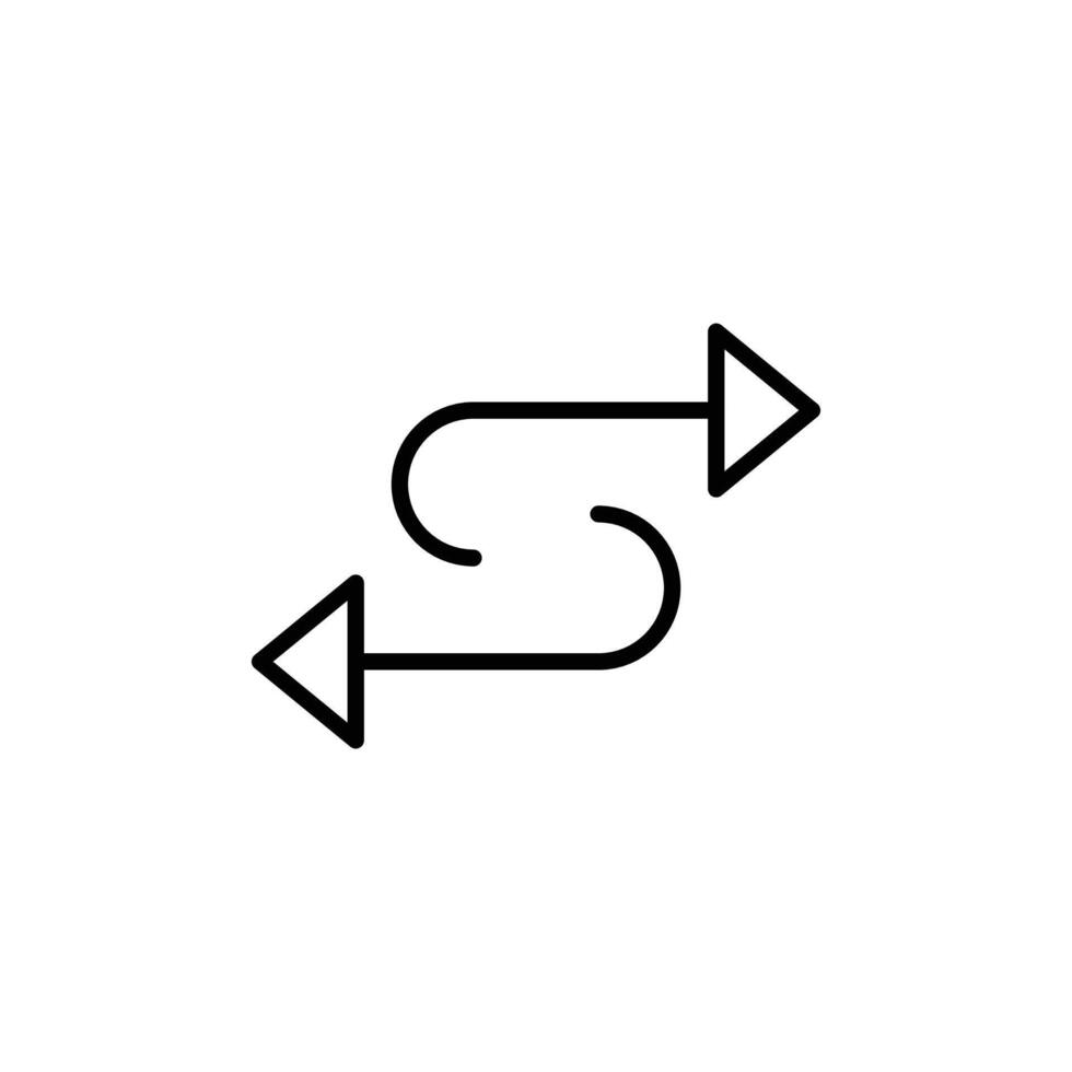 Data transfer icon vector