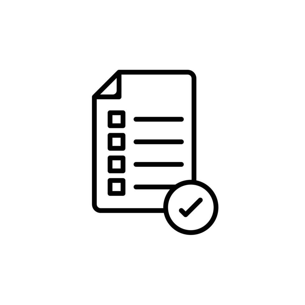 Document Approval Icon Ideal for Legal and Administrative Use vector