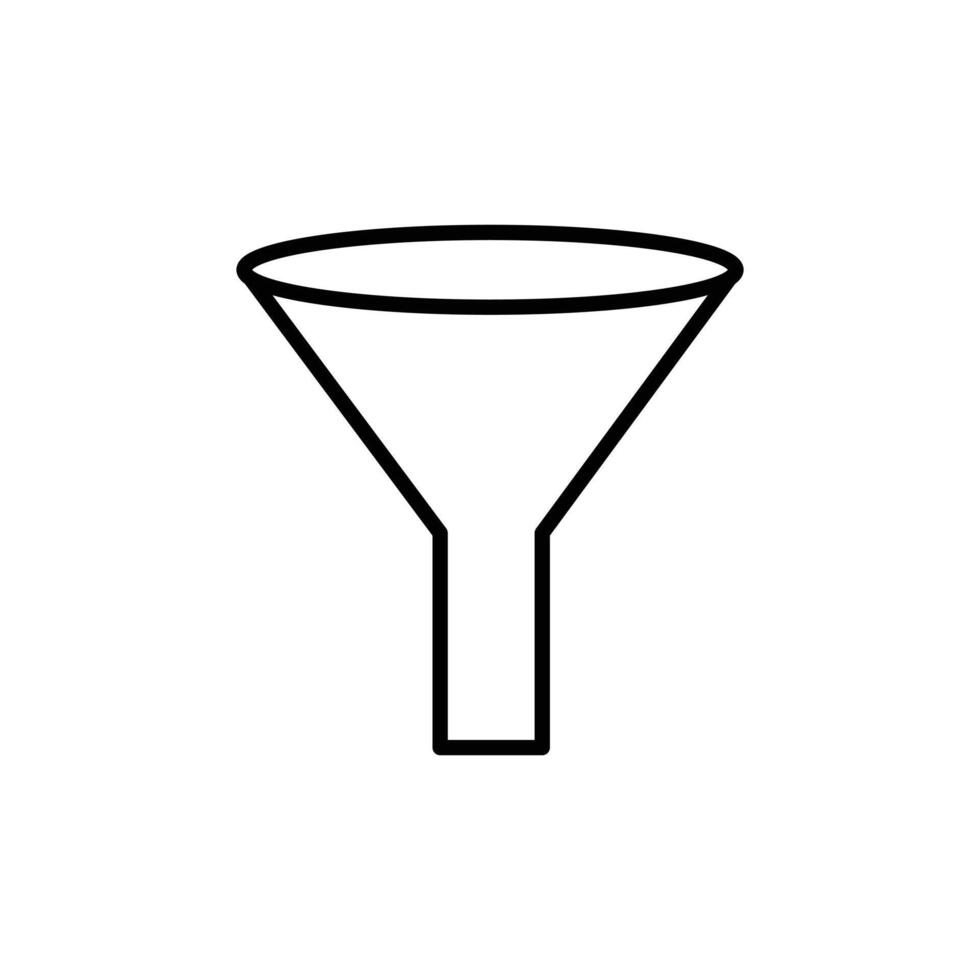 Filter Settings Icon Ideal for Customization and Preferences vector