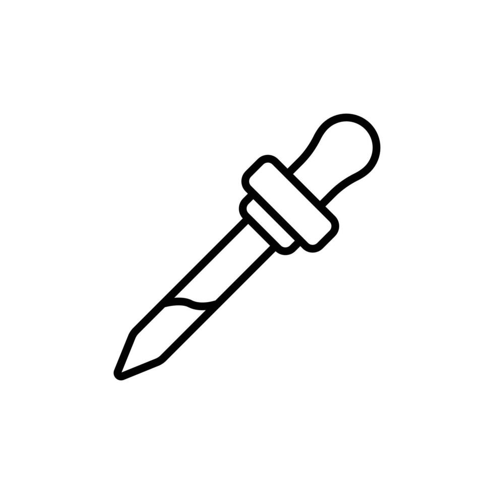 Eye Dropper Icon Set Medical Tool Illustrations for Healthcare and Science vector