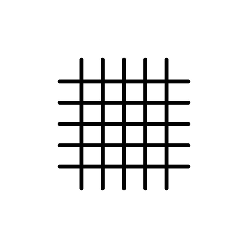 Grid Layout Icon for Web Design vector