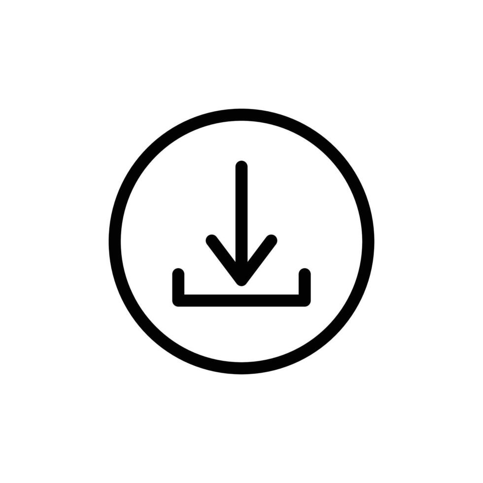 Download Arrow Icon Ideal for Software and File Transfers vector