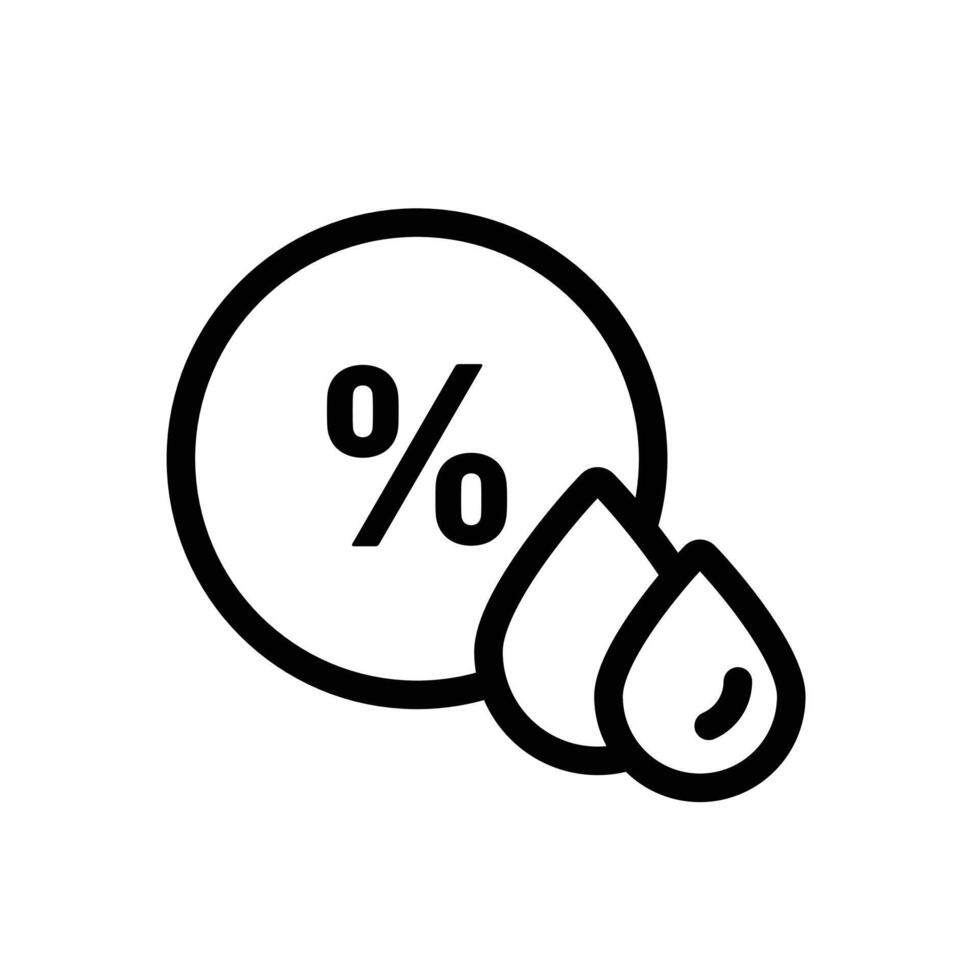 Humidity Sensor Icon Ideal for Weather and Climate Monitoring vector