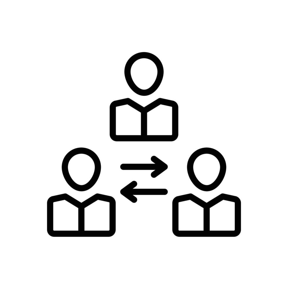 Mediator Icon Perfect for Conflict Resolution and Legal Services vector