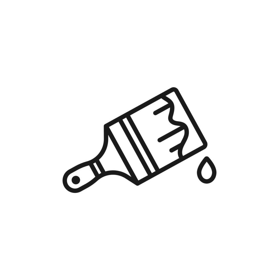 Paint brush icon vector