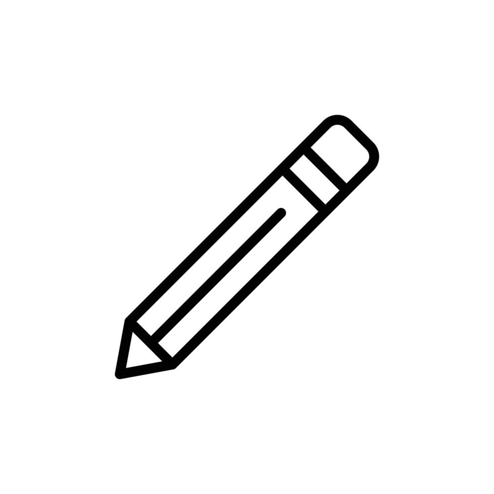 Pencil icon set vector