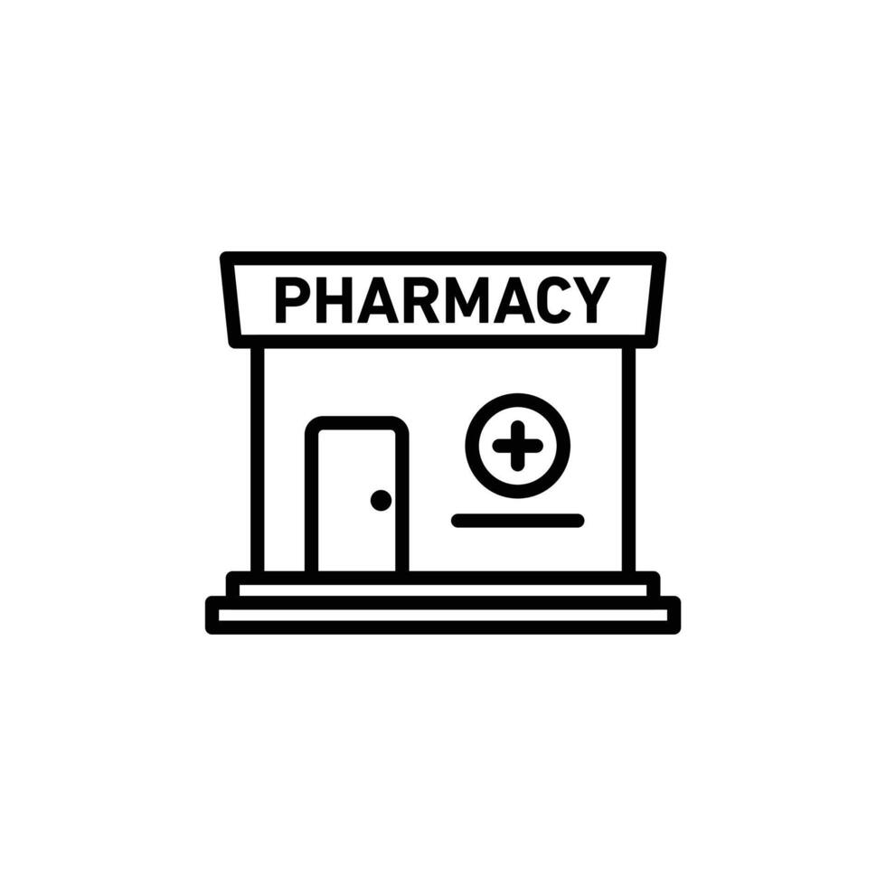 Pharmacy Icon Ideal for Healthcare and Medicine vector