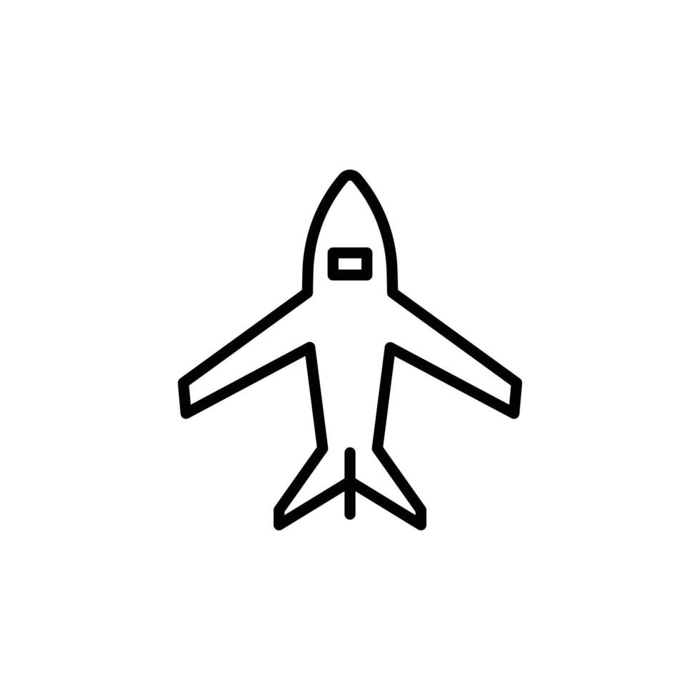 Plane icon set vector