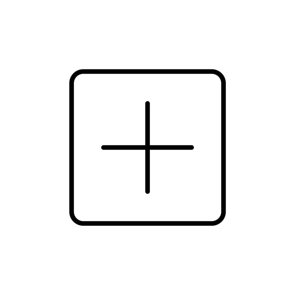 Add Plus Icon Perfect for Adding New Features and Content vector