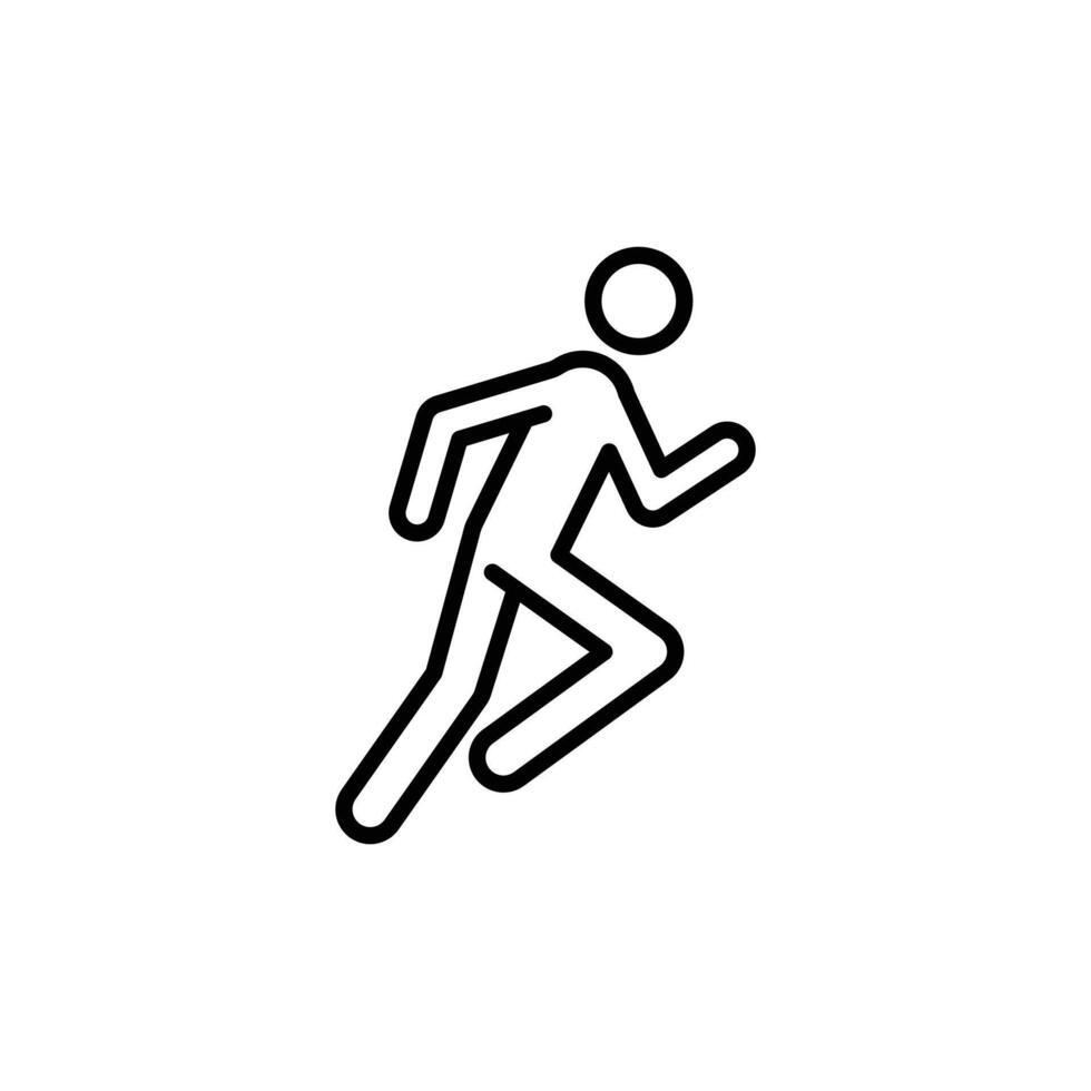Running Icon Ideal for Fitness and Sports vector