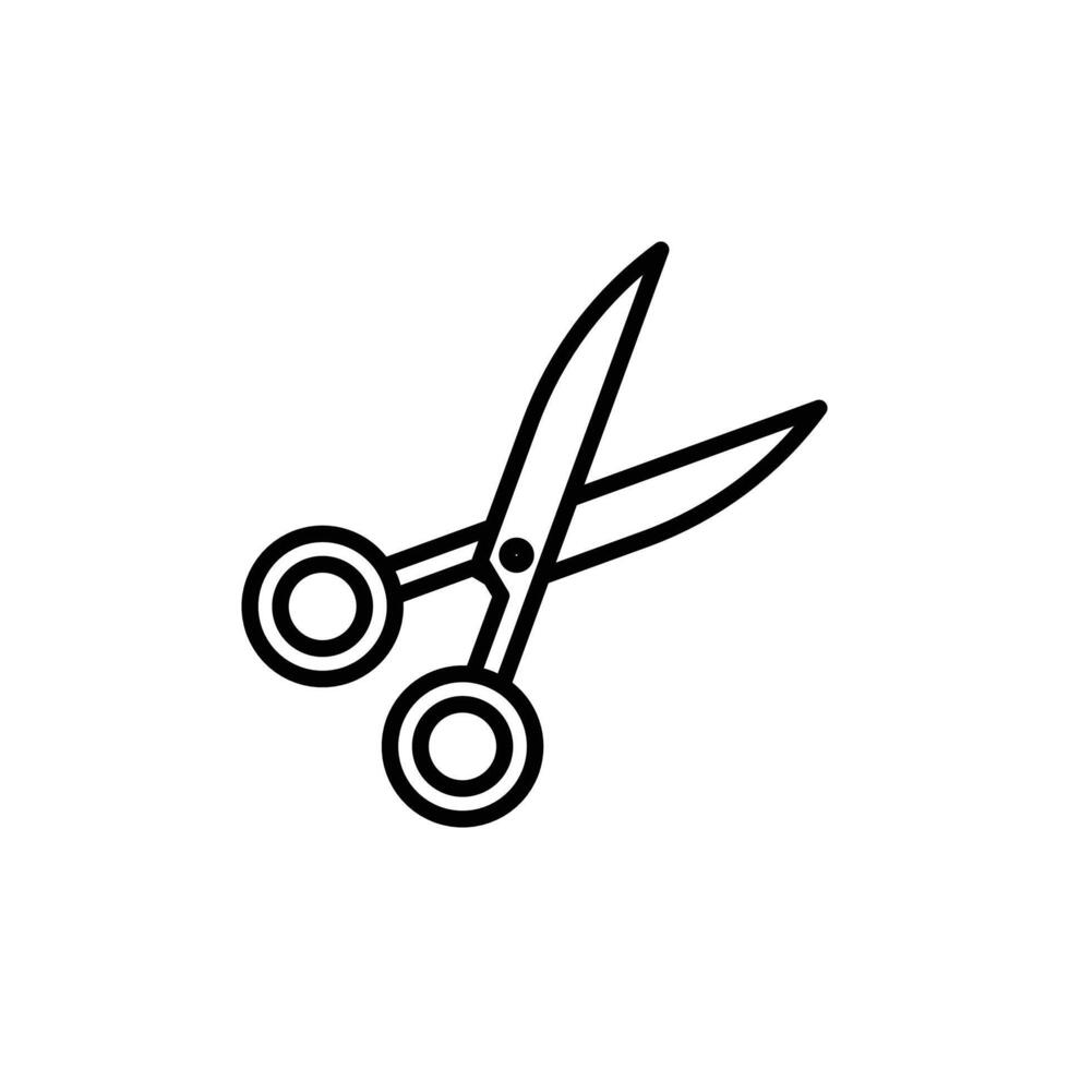 Scissors Icon Ideal for Crafting Supplies vector
