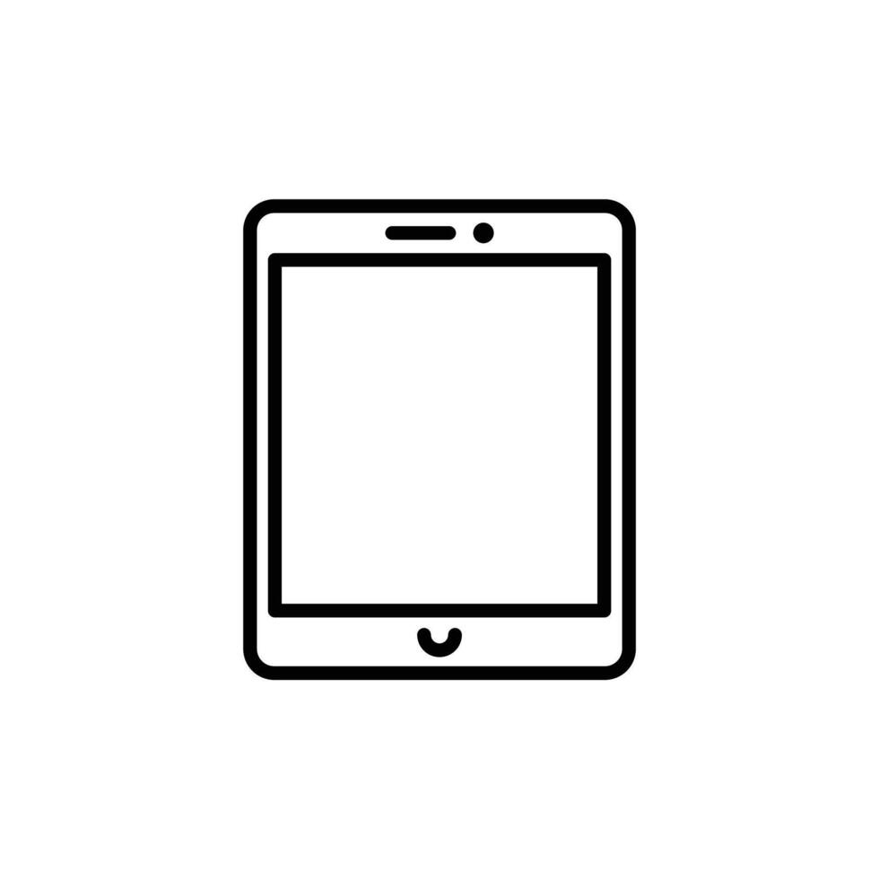 Tablet Icon for Digital Devices and Apps vector