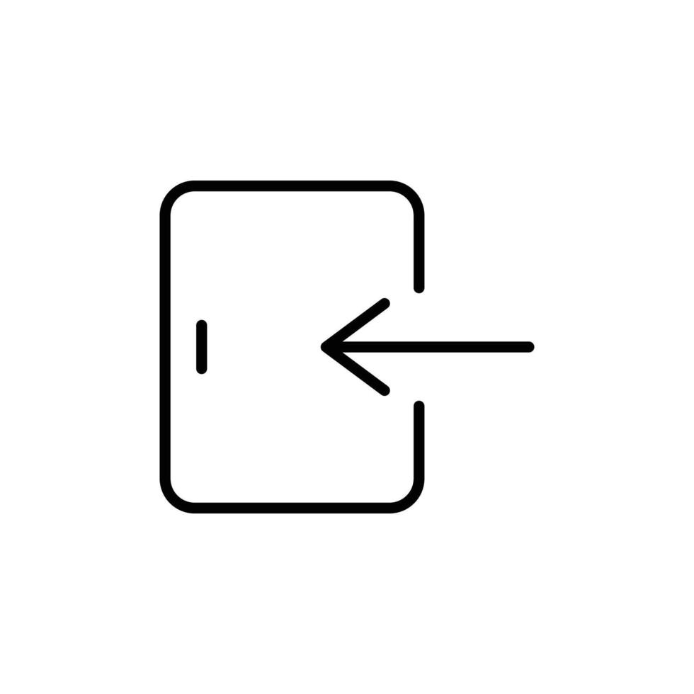 Sign Out Icon Perfect for Logging Out and Exiting Applications vector
