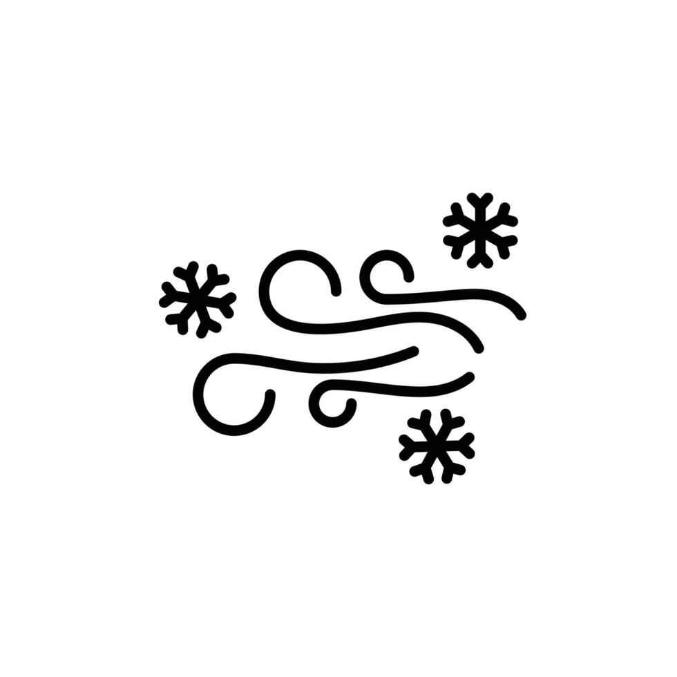 Snow Blowing Icon Set Winter Maintenance Illustrations for Climate and Outdoor Projects vector