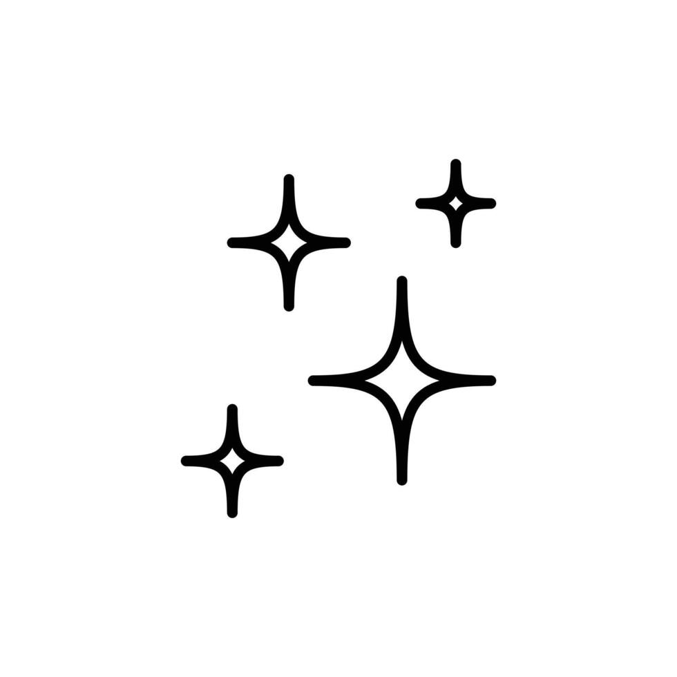 Sparkles Icon Perfect for Celebrations and Fun vector