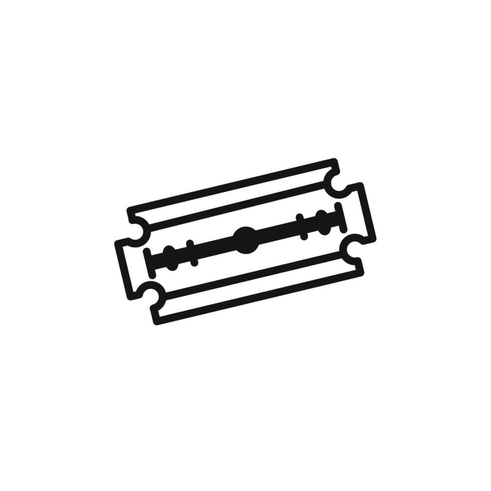 Blade razor icon set collection for web vector