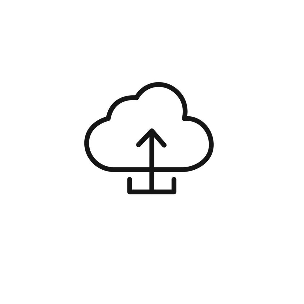 cloud upload icon set collection for web vector