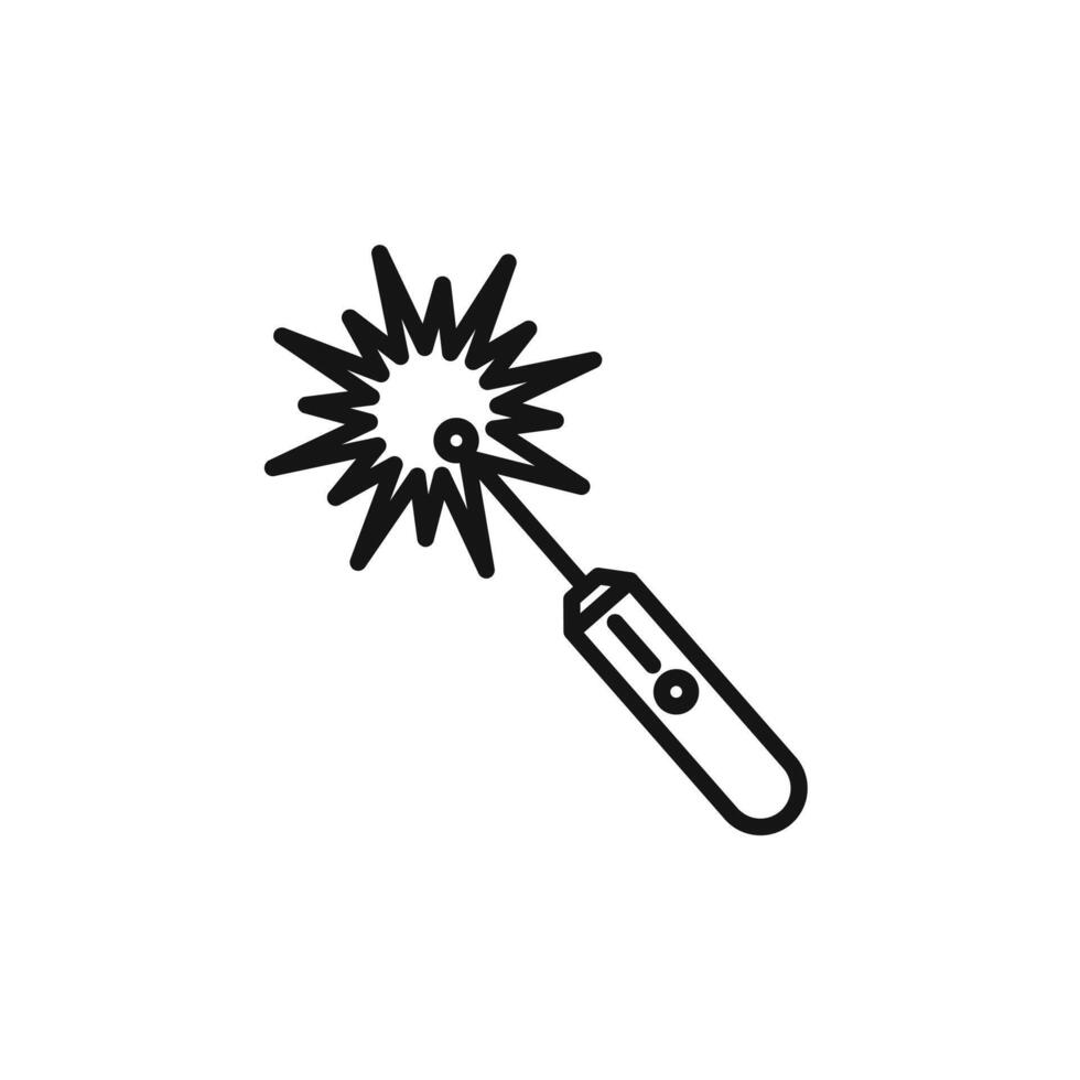 laser icon set collection for web vector