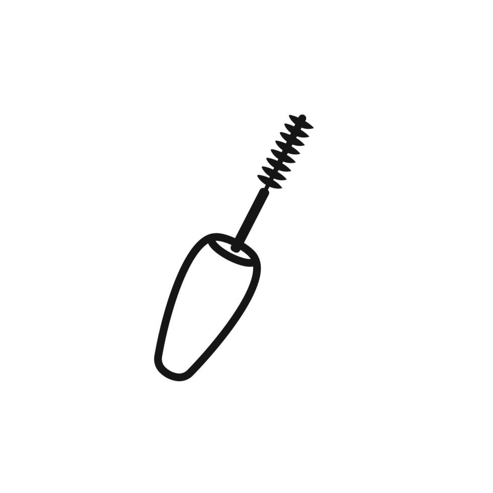 Mascara brush icon set collection for web vector