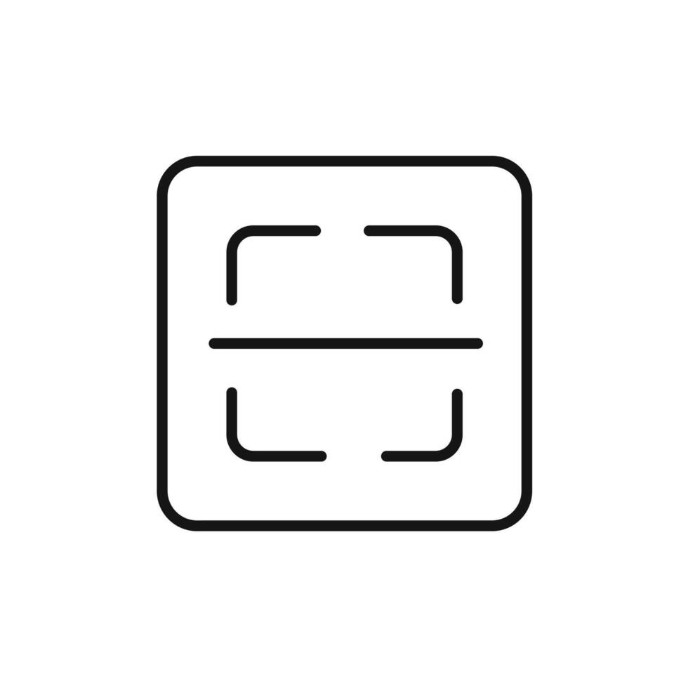 scan button icon set collection for web vector