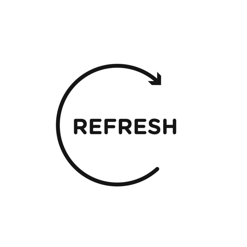 Refresh icon set collection for web vector
