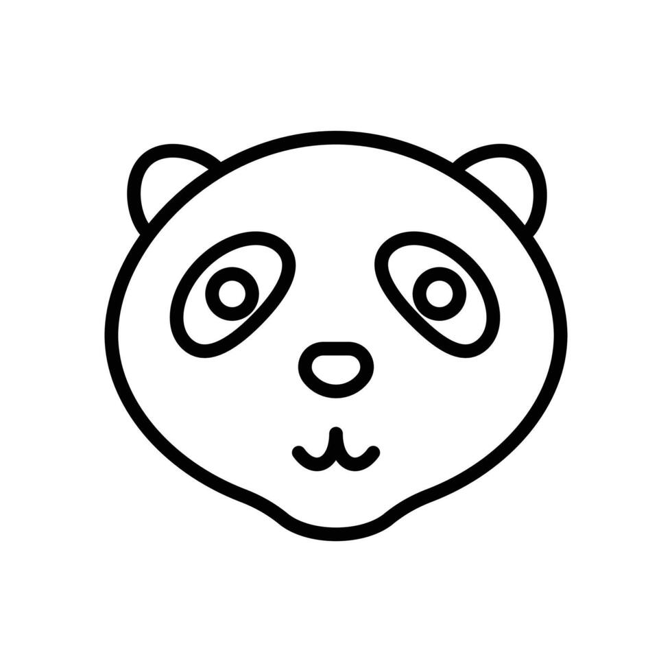 Panda Icon Set Wildlife Illustrations for Conservation and Animal Projects vector