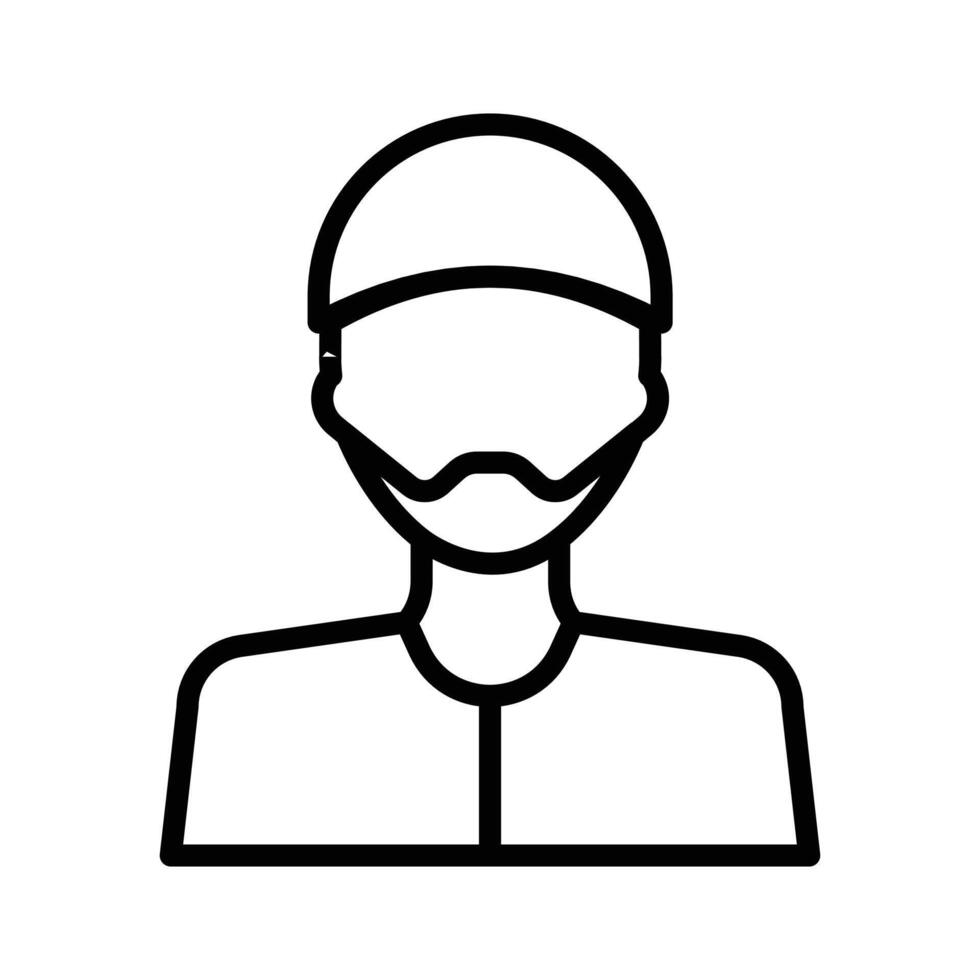 Muslim Man Icon Set Cultural Illustrations for Diversity and Inclusion Projects vector