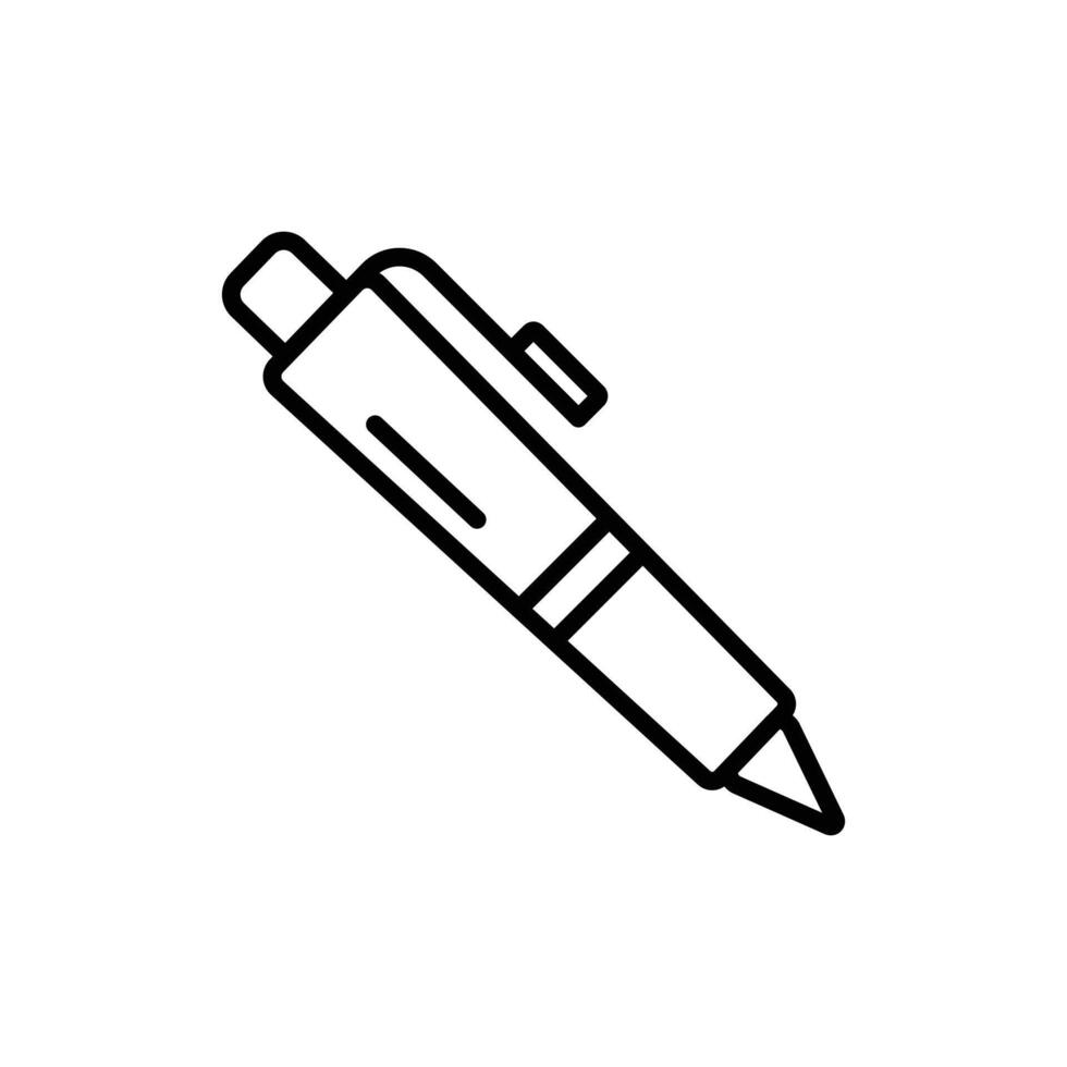 Pen Icon Set Ink Writing Tool Illustrations for Business and Education vector