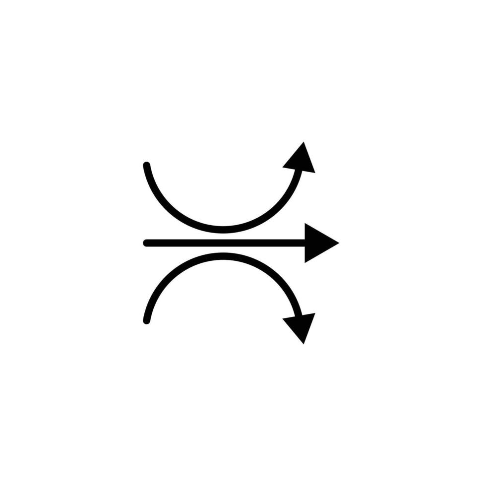 flexibility icon Outline flat Icon vector
