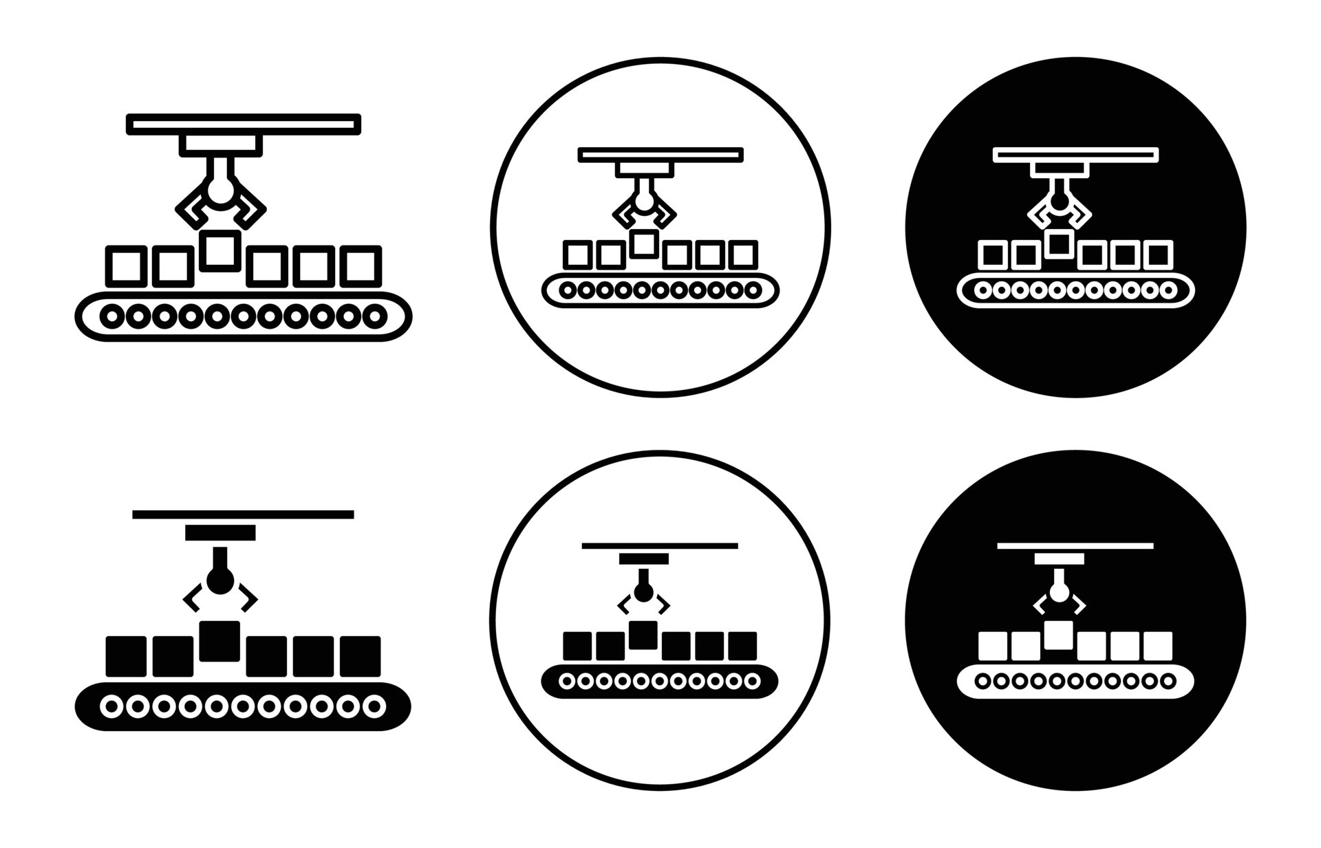 Assembly Icon logo collection set 47526133 Vector Art at Vecteezy