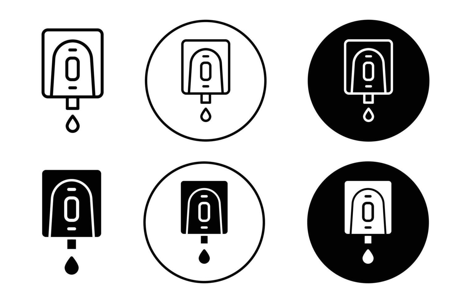 Electrical soap box icon logo collection set vector