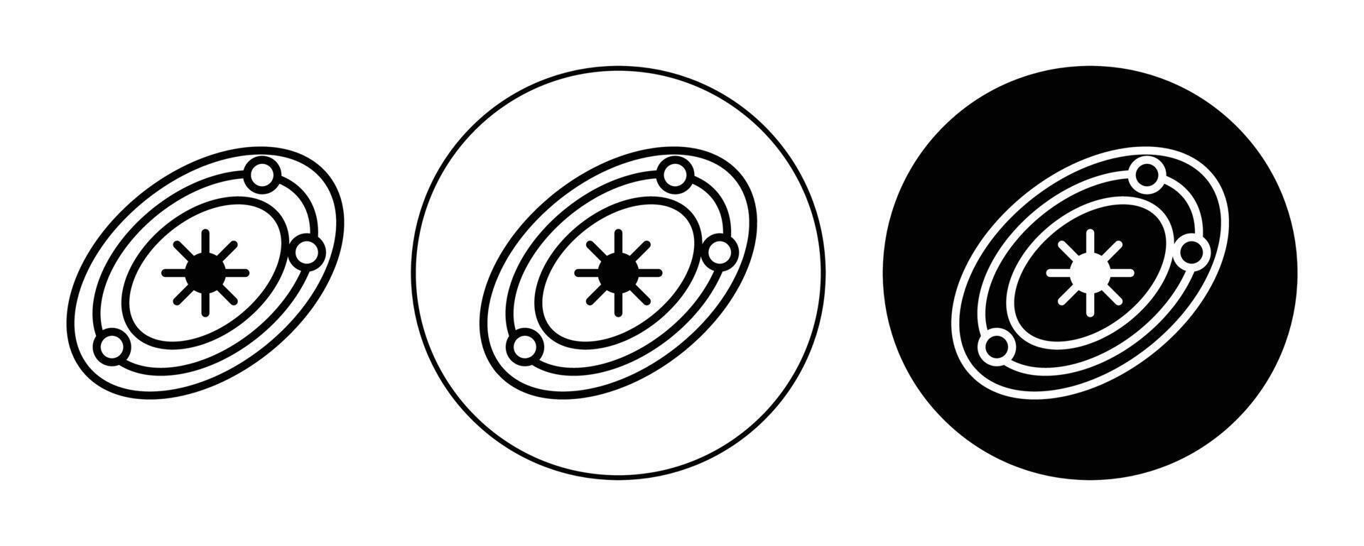 Galaxy icon logo collection set vector