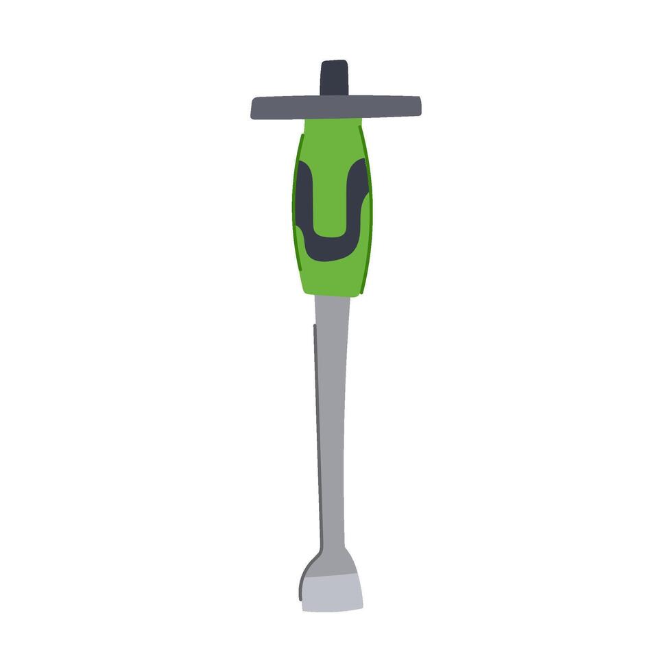 stone brick chisel cartoon illustration vector