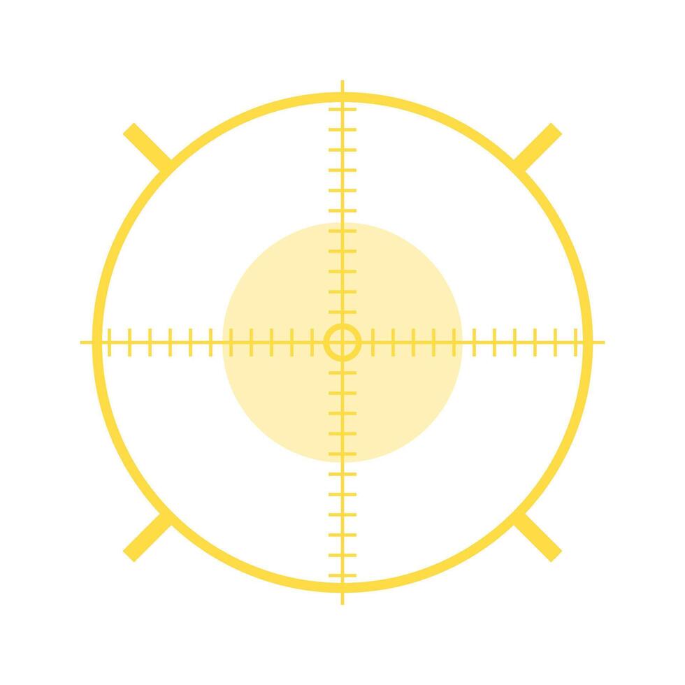 frame futuristic aim cartoon illustration vector