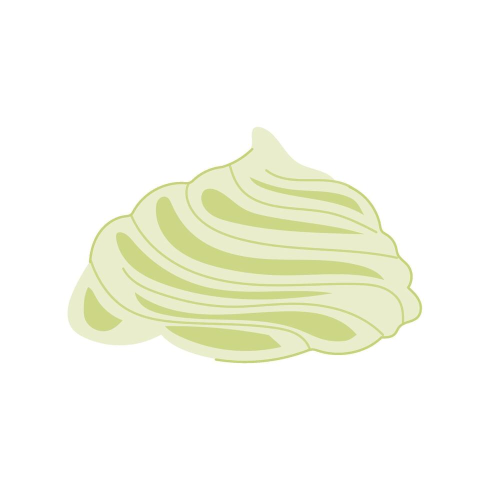 meringue meringue cartoon illustration vector