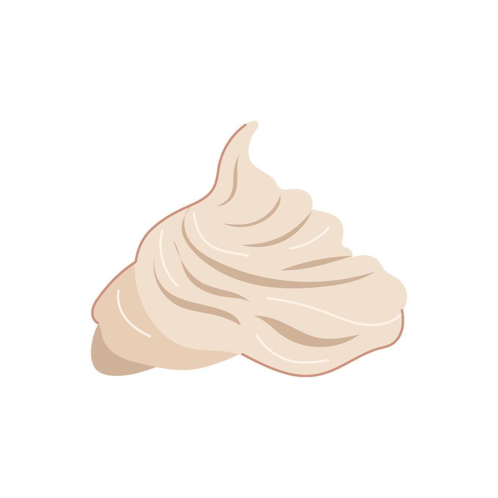 ice meringue cartoon illustration vector