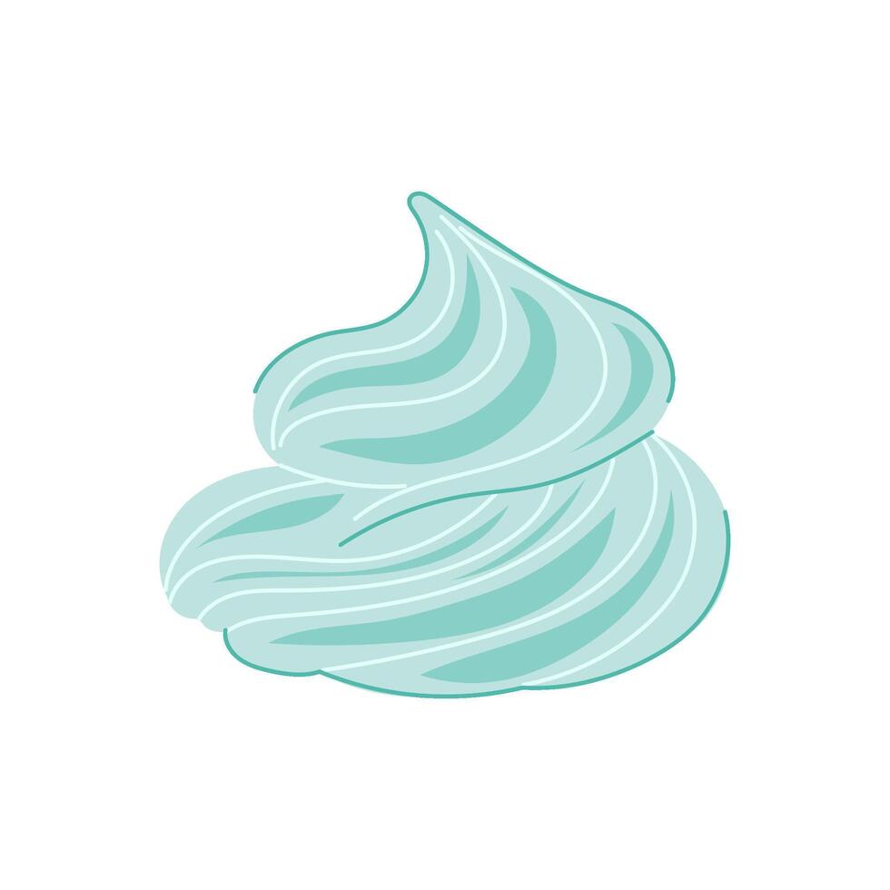 cake meringue cartoon illustration vector