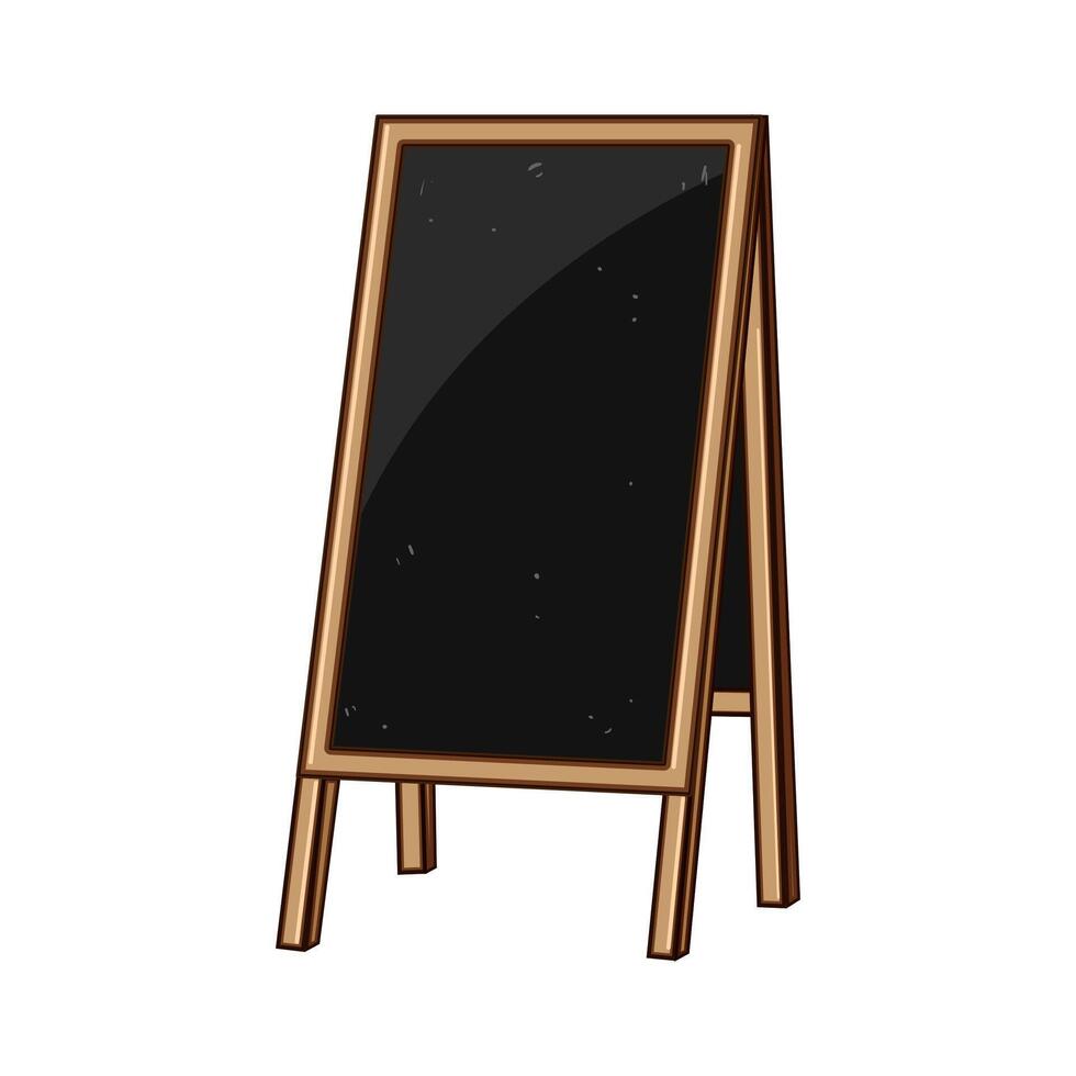 blackboard outdoor chalkboard cartoon illustration vector
